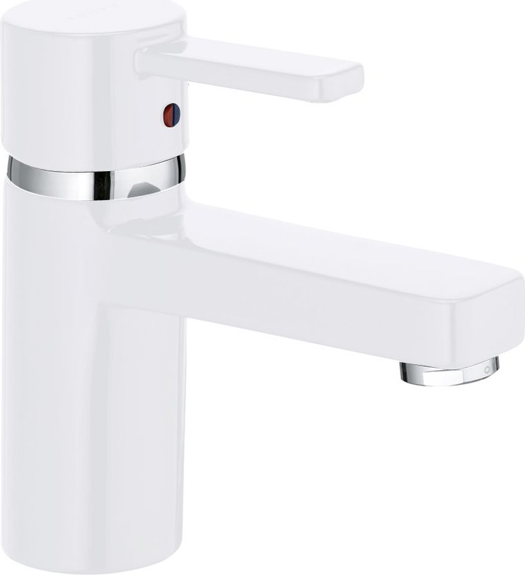 Смеситель для раковины Kludi  белый, хром  382519175 - 0