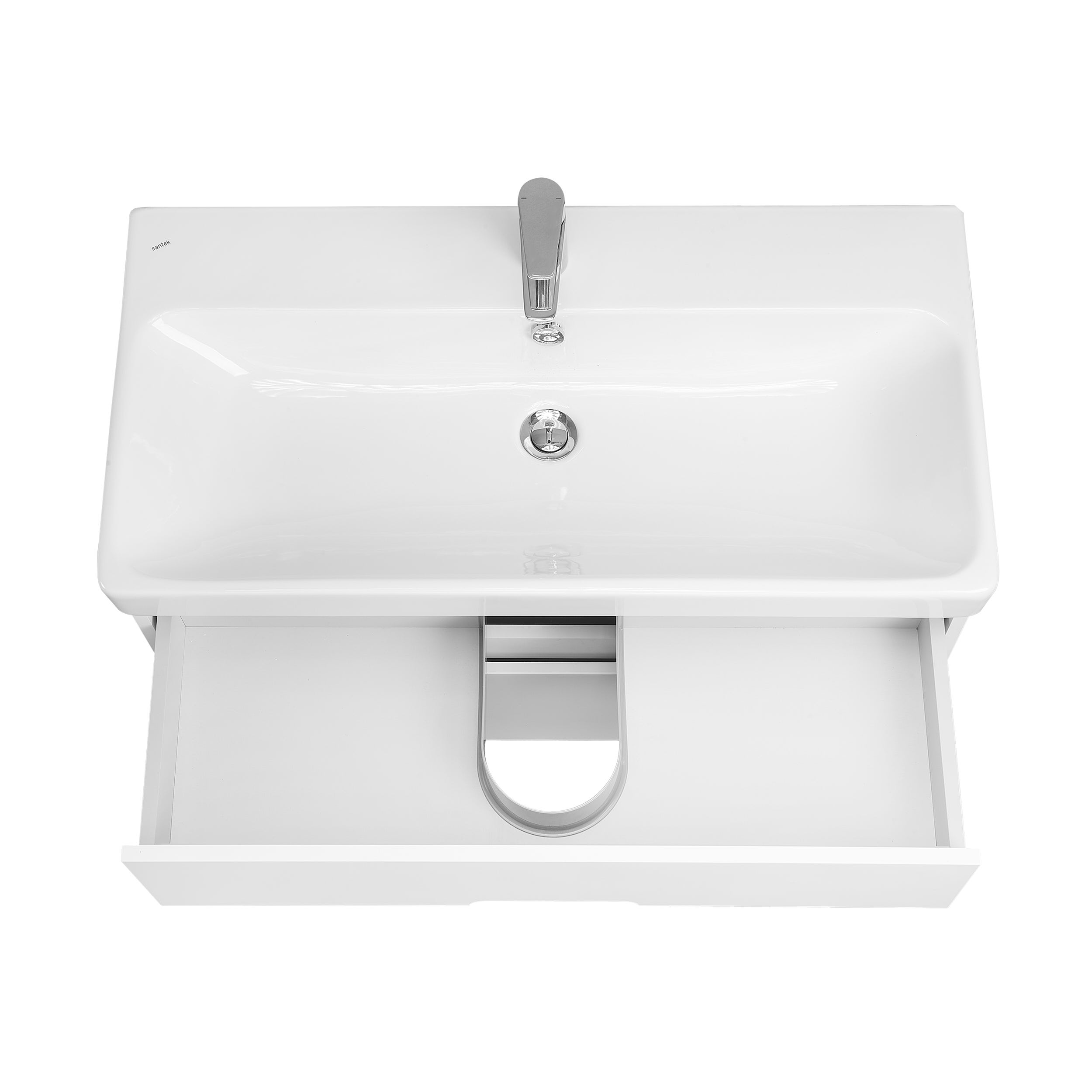 Тумба под раковину Aquaton Оливия 90 белый матовый 1A254401OL010 - 2