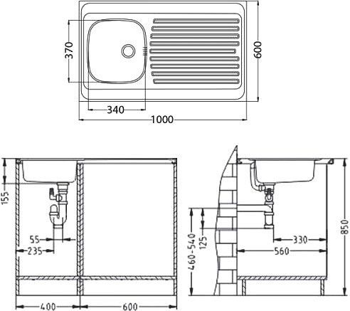 Мойка кухонная Alveus Classic 70 1108745 - 1