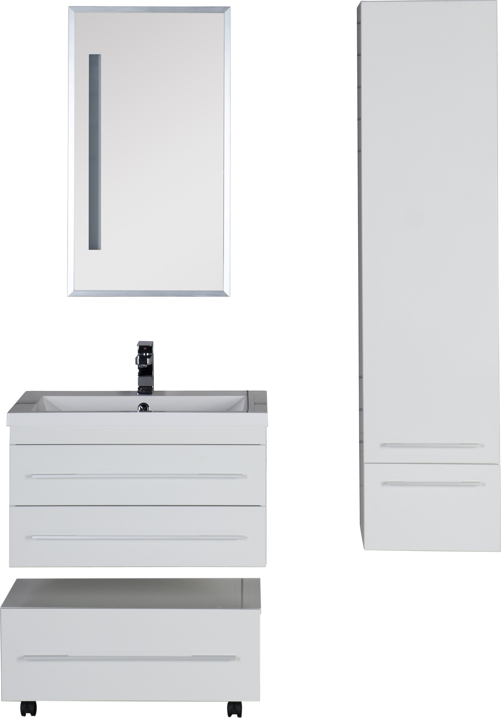 Тумба с раковиной Aquanet Нота 75 белая 171487 - 30