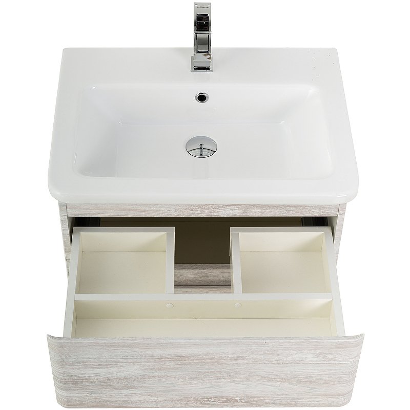 Тумба с раковиной BelBagno Albano 60 светлое дерево - 2