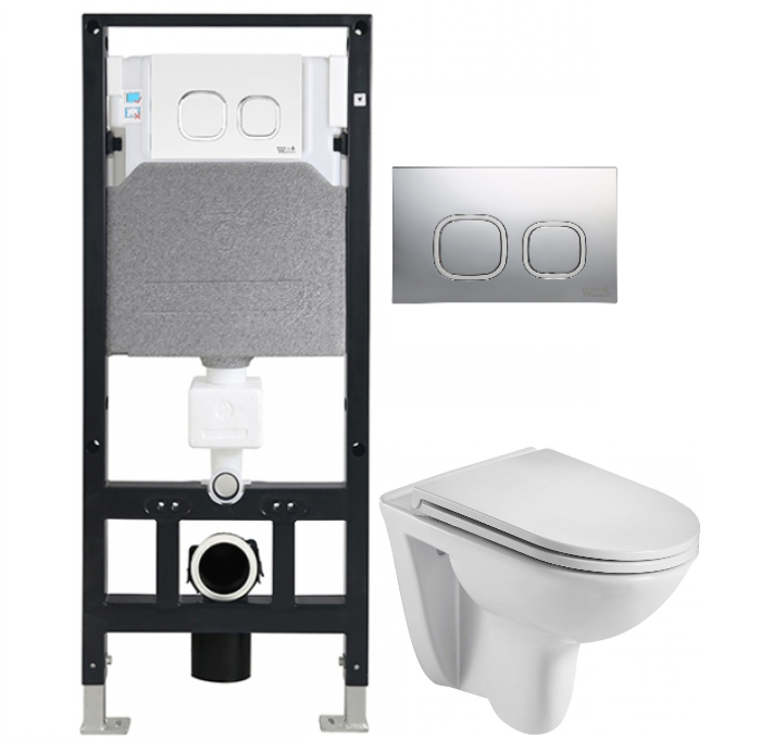 Комплект Weltwasser AMBERG 506 + BAARBACH 004 GL-WT + AMBERG RD-MT CR  10000006769 - 0