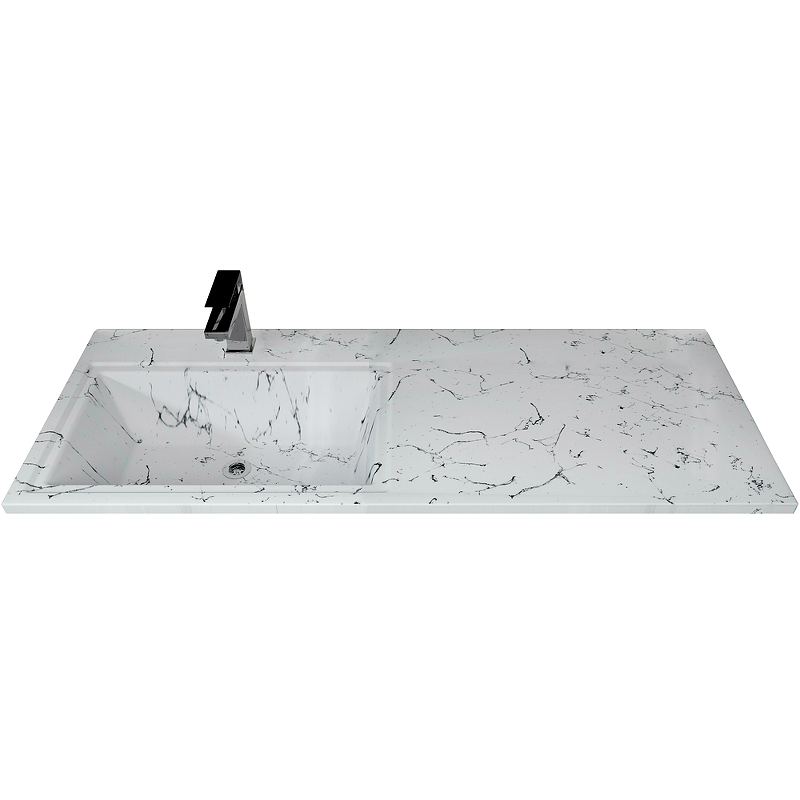 Раковина Stella Polar Мадлен 120 L на стиральную машину белый SP-00001071 - 0