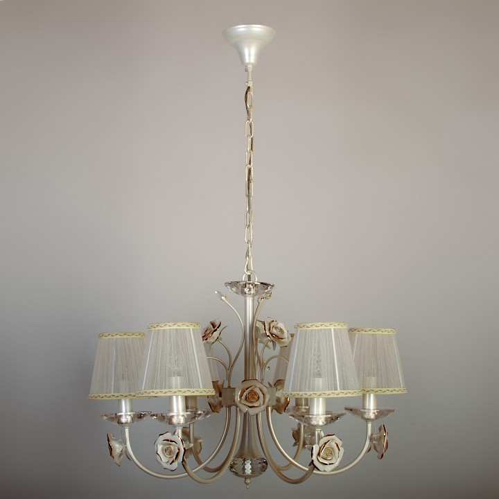 Подвесная люстра Abrasax Annika 2031/6 (cream pearl) - 1