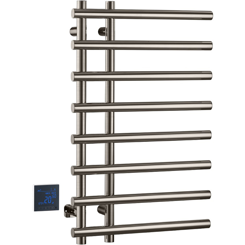 Полотенцесушитель электрический Boheme Uno nikel brush  722-NB - 0