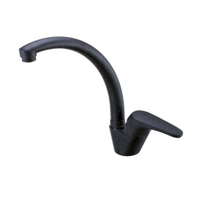 Смеситель Kaiser County 55244-3 для кухонной мойки, черный мрамор - 0