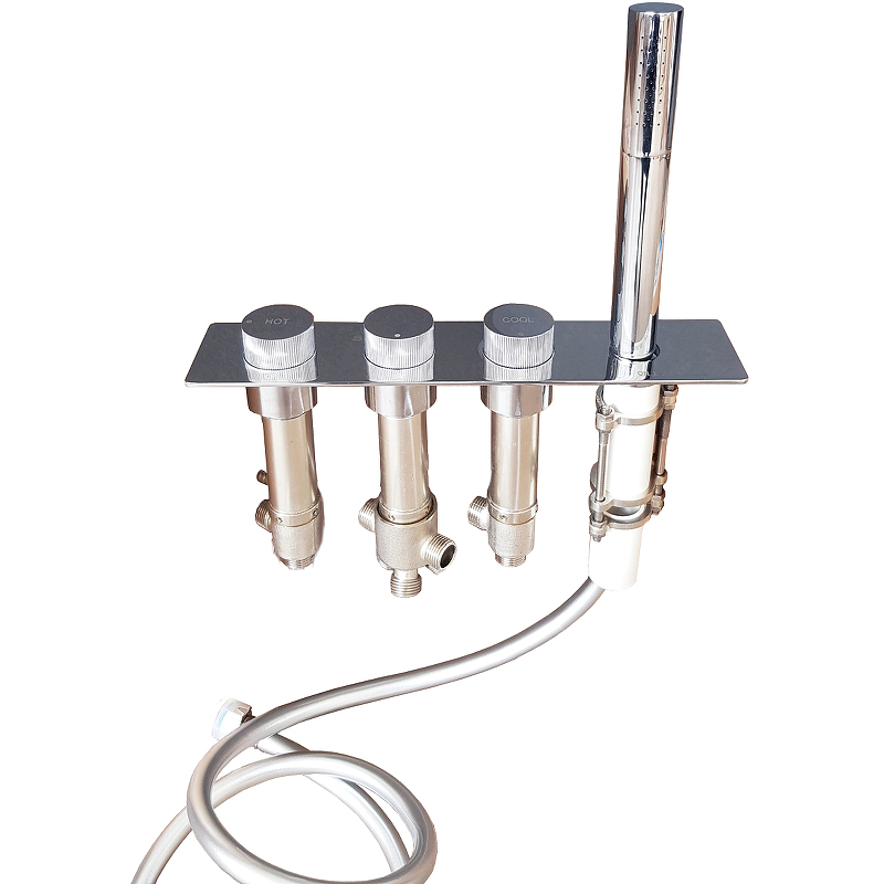 Смеситель на борт ванны Royal Bath Accord хром RB403 - 0