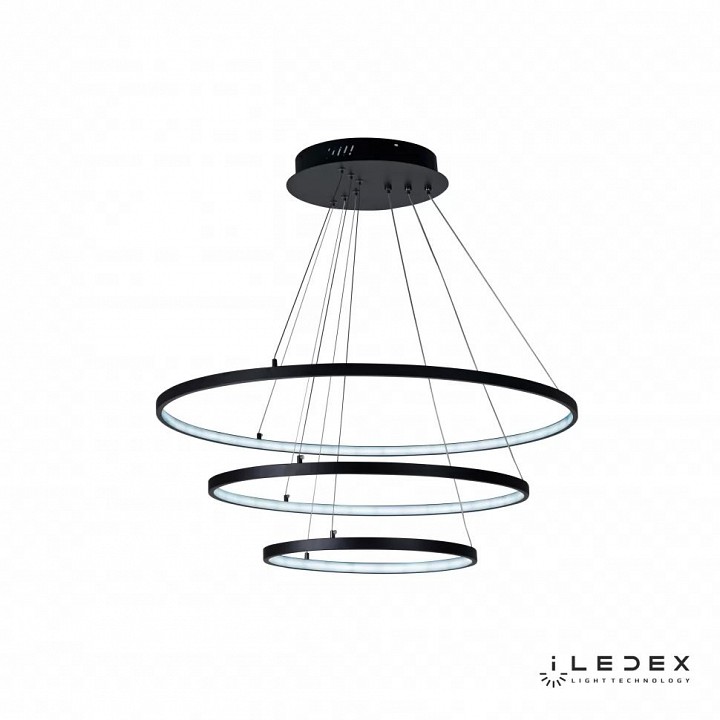 Подвесной светильник iLedex Axis D098-3 (800x600x400) BK - 3