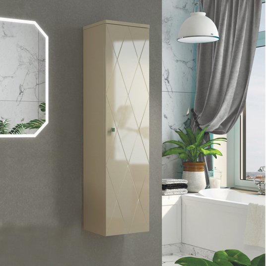 Шкаф-пенал Comforty Кремона латте 00-00001219 - 0