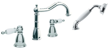 Смеситель на борт ванны Boheme Tradizionale хром 396-SW - 0