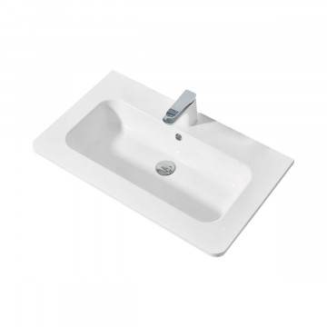 Мебельная раковина Alba 80 белая VCB-1A800W - 0