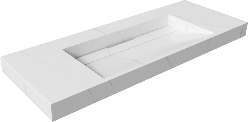 Раковина - столешница Art Flat 120 белый 859-120-CLCT - 0