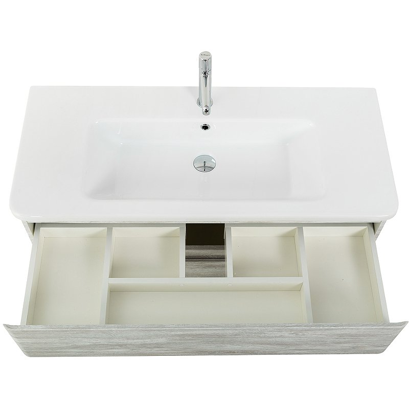 Тумба с раковиной BelBagno Albano 105 светлое дерево - 3