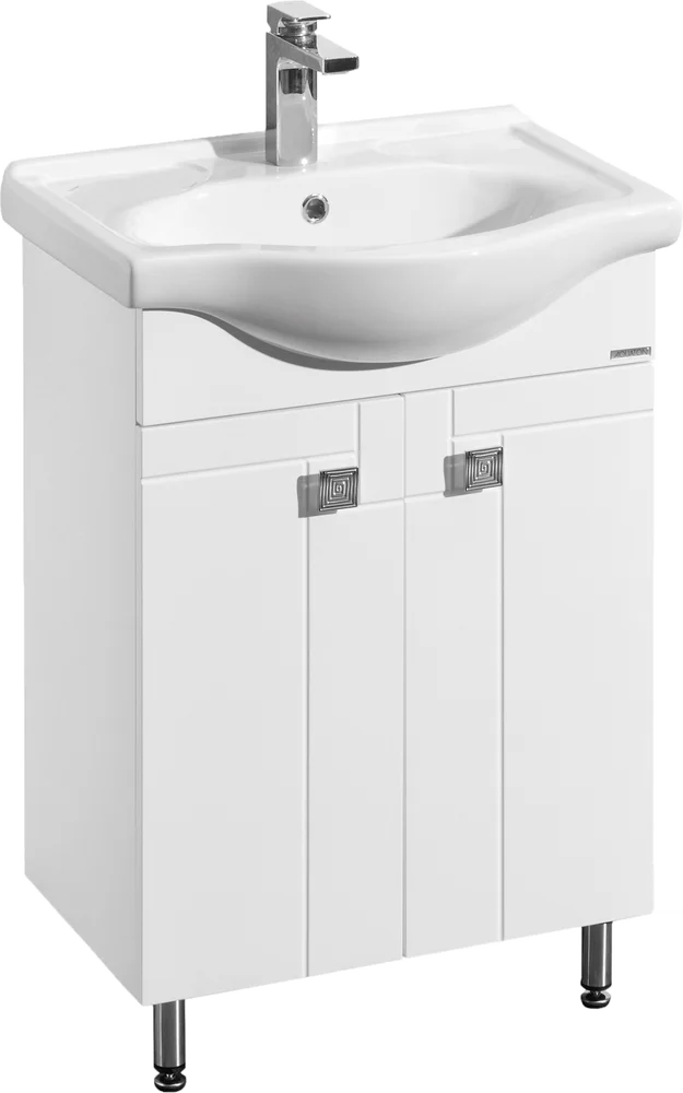 Тумба с раковиной Aquaton Фиджи 60 белый 1A1796K0FG010 - 0