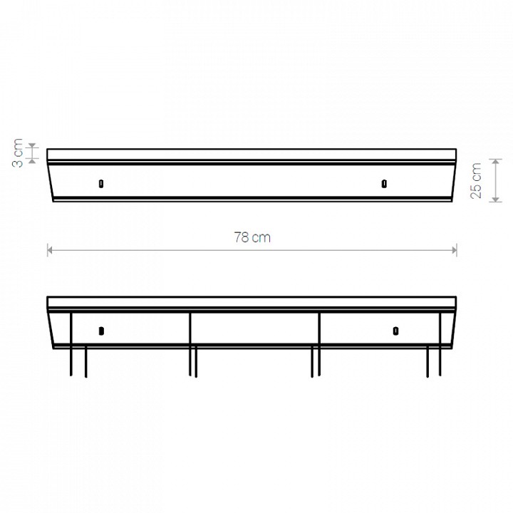 Основание для светильника Nowodvorski Cameleon Canopy C 780 8556 - 1