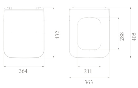 Сиденье для унитаза Boheme Puro белый с петлями хром 958-CR - 1