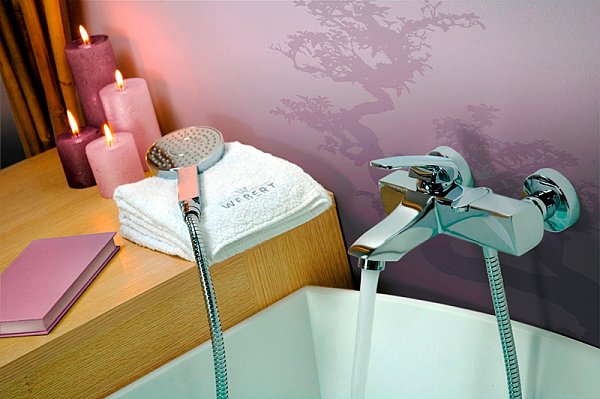 Смеситель для ванны Webert Kimono хром  KI850102015 - 2