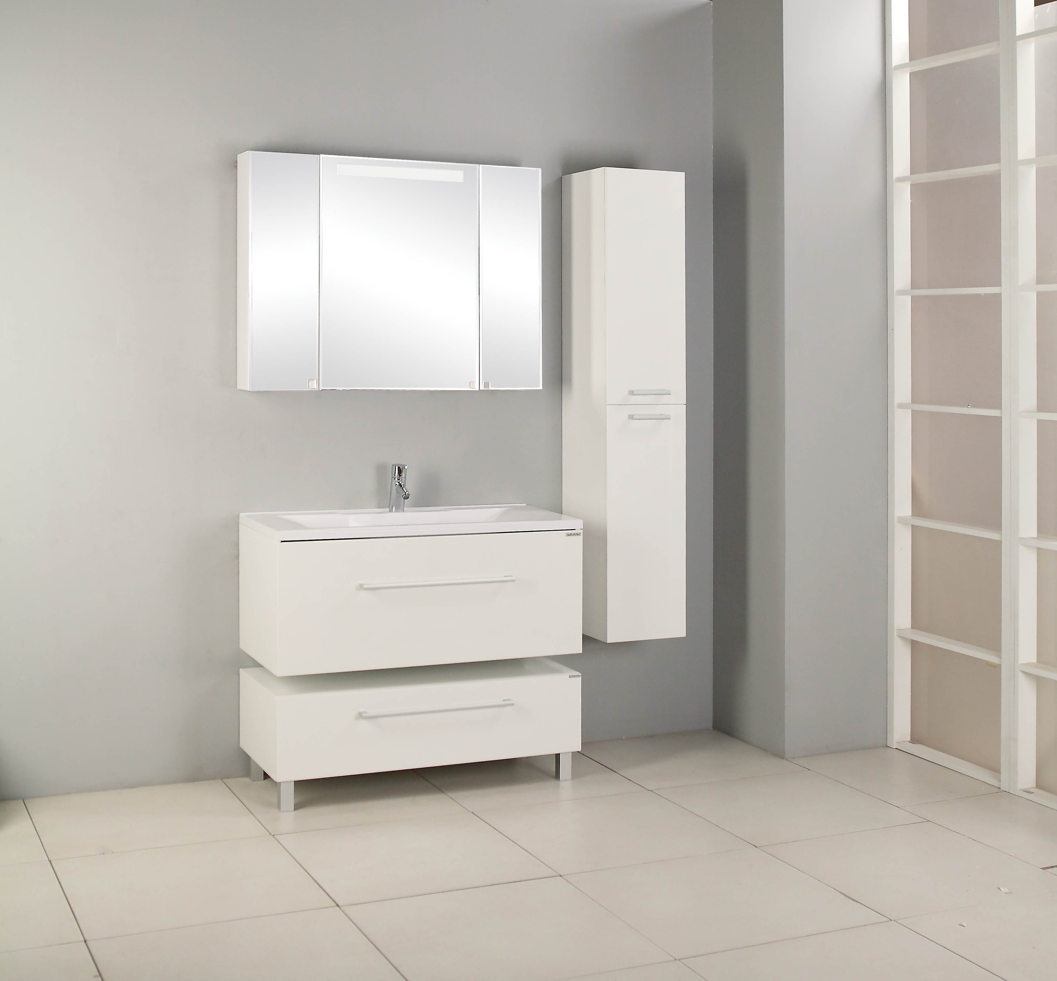 Комплект мебели Aquaton Мадрид 100 белый - 1