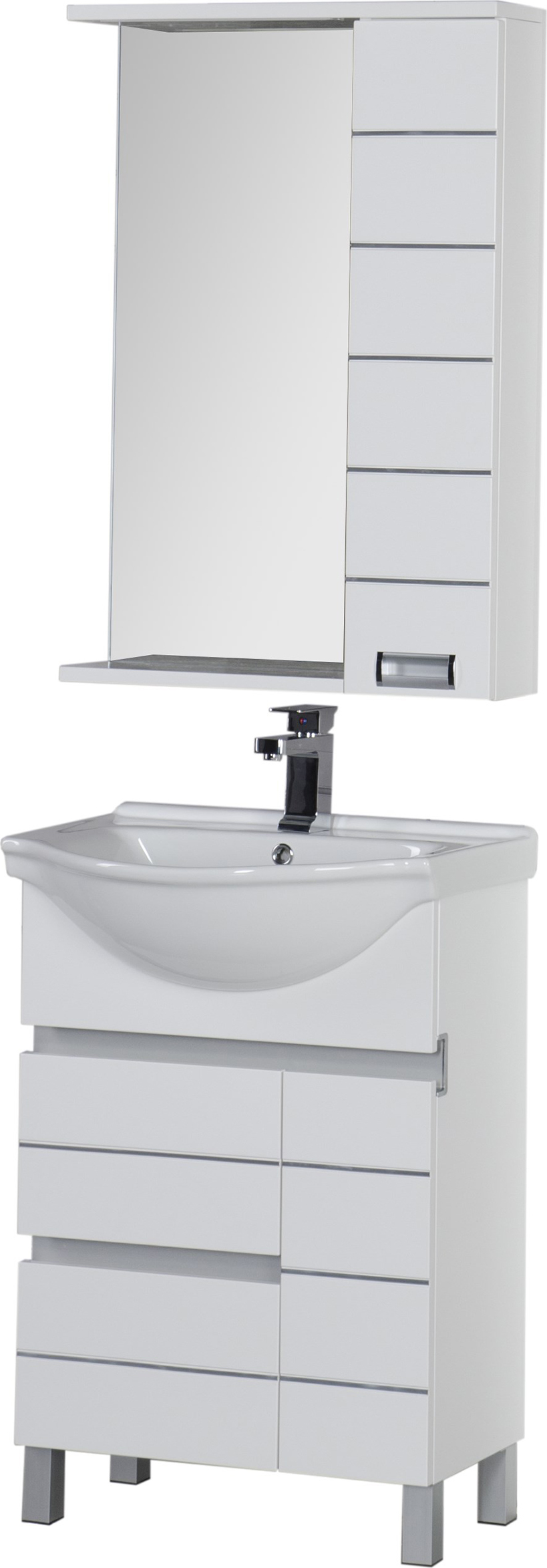 Мебель для ванной Aquanet Доминика 60 белая 171684 - 10