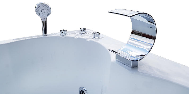 Смеситель на борт ванны Royal Bath Hardon хром RB611 - 1