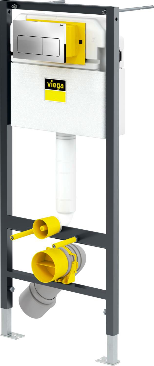 Система инсталляции для унитазов Viega Prevista Dry 8524.10 с кнопкой смыва 792824 - 0