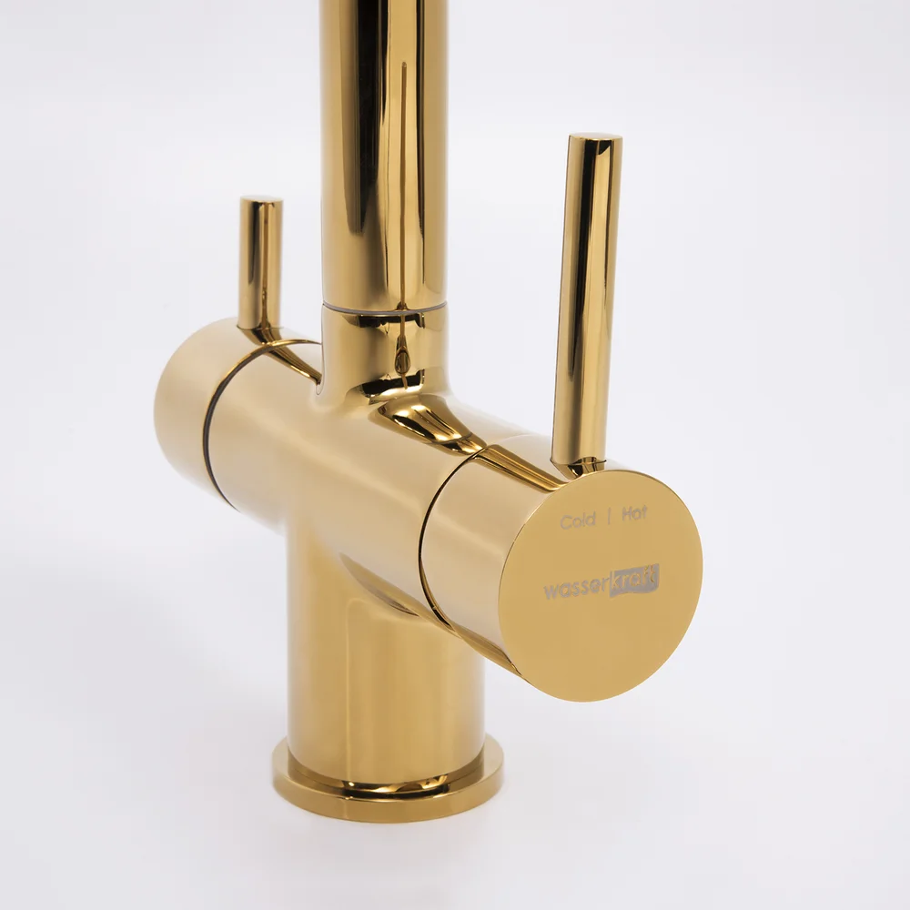 Смеситель для кухни Wasserkraft золото A8377 - 9
