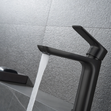 Смеситель для раковины Black&White Universell черный матовый 8302BUK - 2