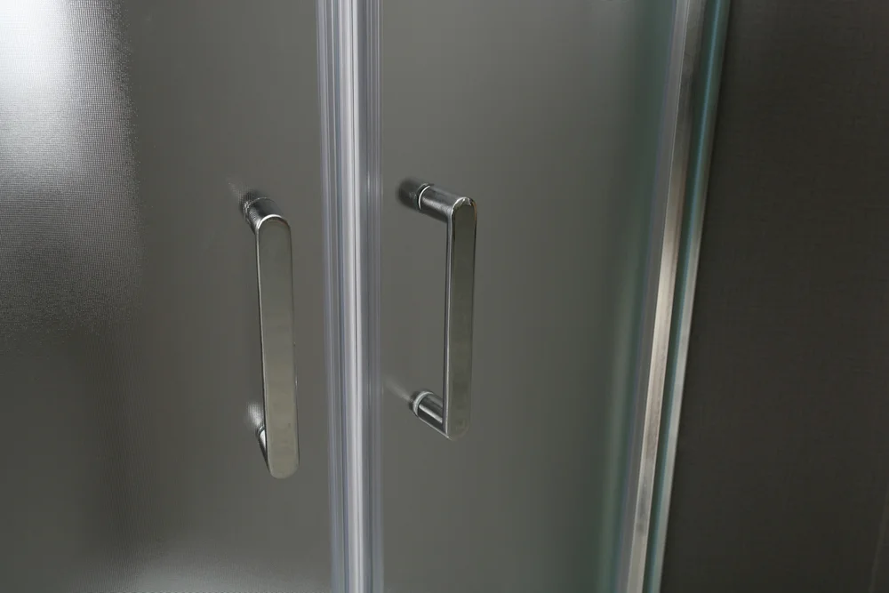 Душевой уголок BelBagno Uno 80 стекло текстурное  UNO-195-R-2-80-P-Cr - 3