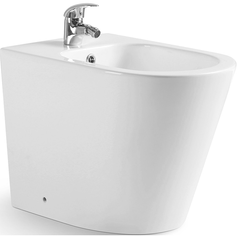 Биде напольное Ceramalux белый  NS-3378 - 0