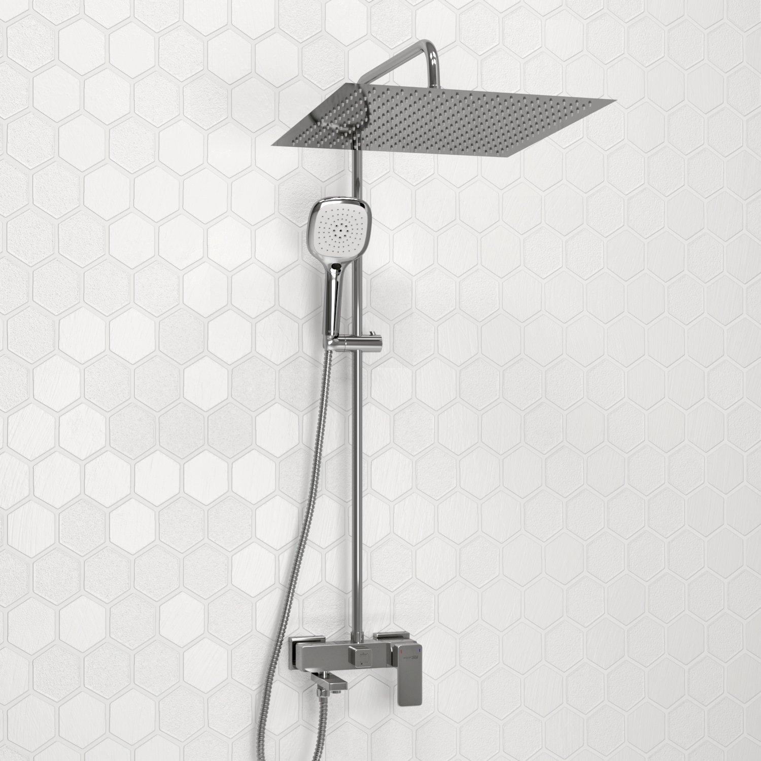 Душевая система WasserKraft 40 хром  A177.119.065.010.CH - 1