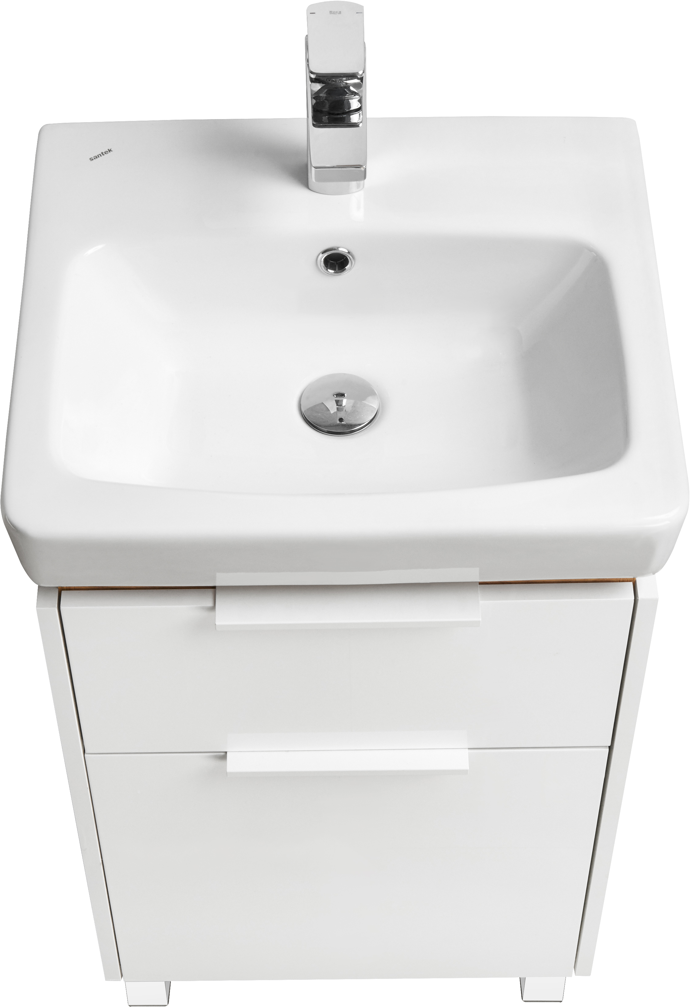 Мебель для ванной STWORKI Дублин 50 белая, в скандинавском стиле, с подсветкой 406298 - 4