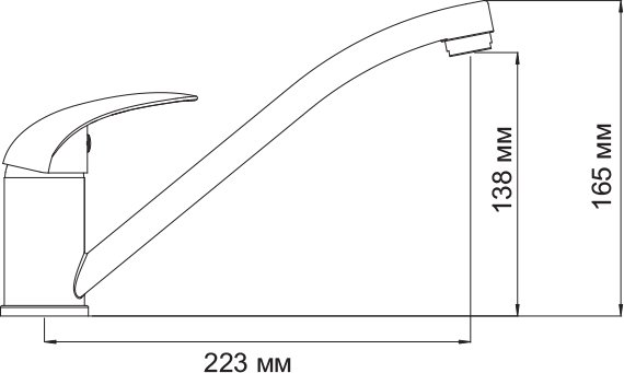 Смеситель Wasserkraft Isen 2607 для кухонной мойки - 3