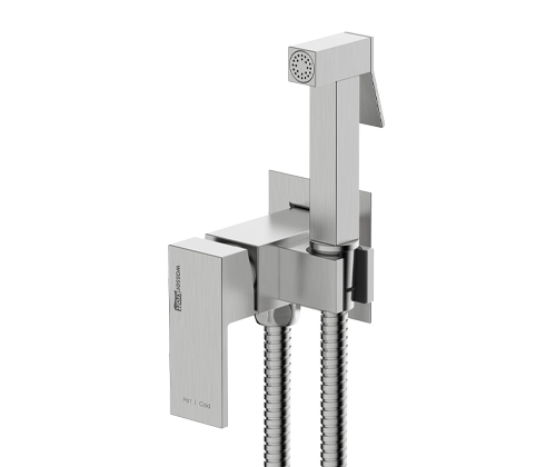 NEW A71338 Встраиваемый смеситель для душа с гигиенической лейкой - 0