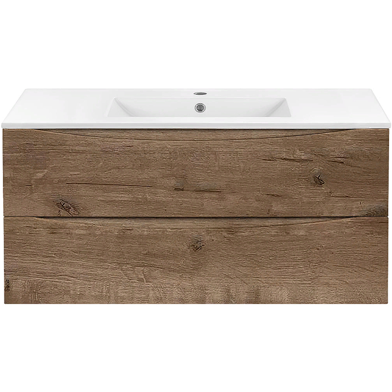 Тумба под раковину Vincea Mia 100 светлое дерево VMC-2MC100VO - 0