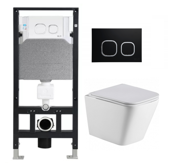 Комплект Weltwasser AMBERG 506 + GELBACH 004 MT-WT + AMBERG RD-BL  10000006787 - 0