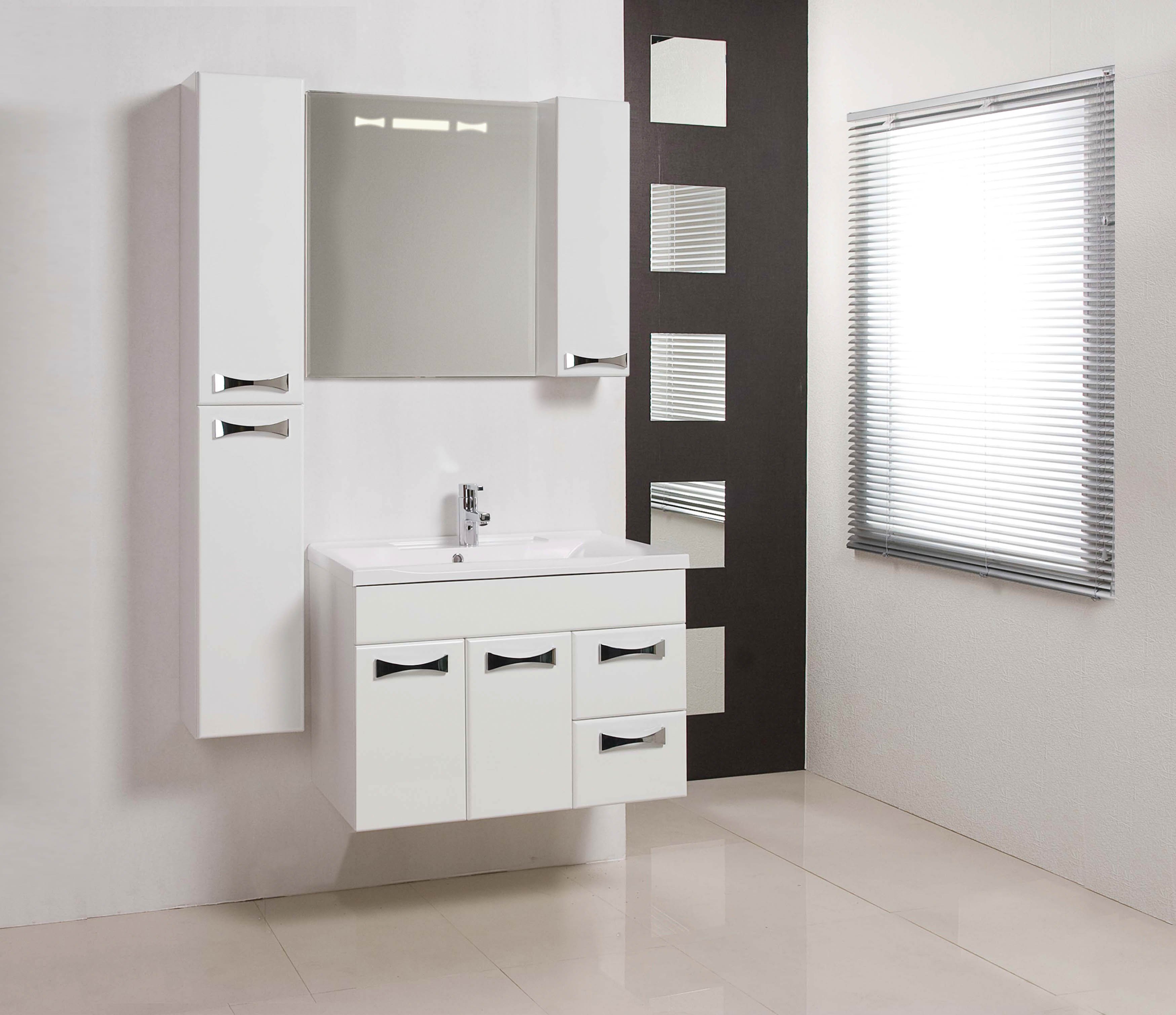 Шкаф-пенал Aquaton Диор 26 белый 1A110803DR010 - 3