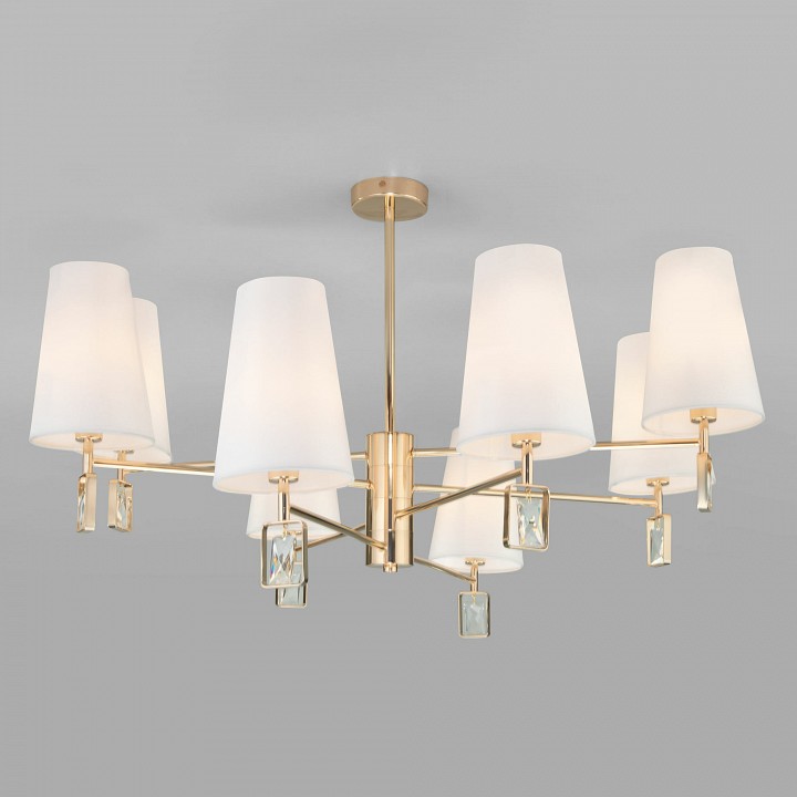 Люстра на штанге Eurosvet Milazzo 60137/8 золото - 1