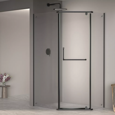 Душевой уголок RGW Passage 90х120 черный стекло прозрачное 35089192-14 - 0