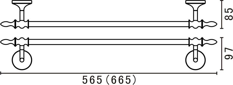 Полотенцедержатель Art&Max Bohemia AM-E-4224-Do - 2