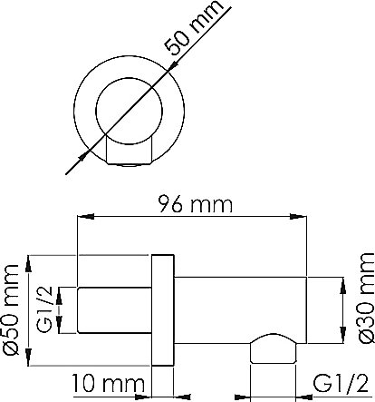 Шланговое подключение Wasserkraft Isar A111 - 1