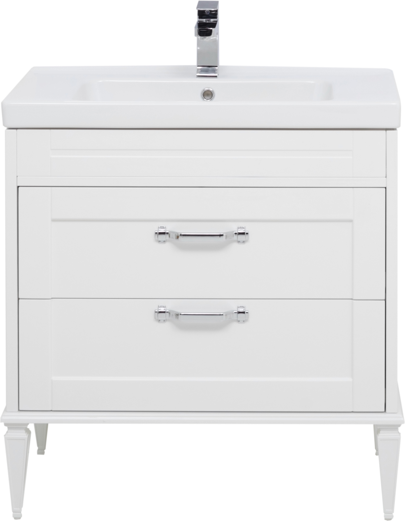 Мебель для ванной Aquanet Денвер 80 белый глянец - 9