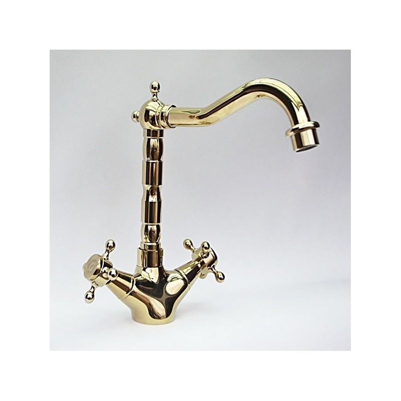 Смеситель для кухонной мойки Magliezza Classico золото  50150-do - 0