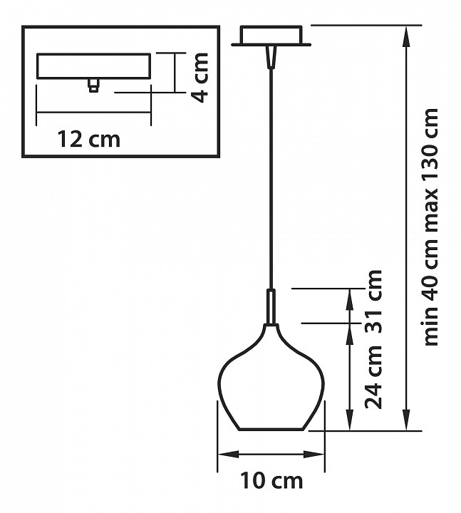 Трековый светильник Lightstar Pentola (803040+595007) PRO803040 - 2