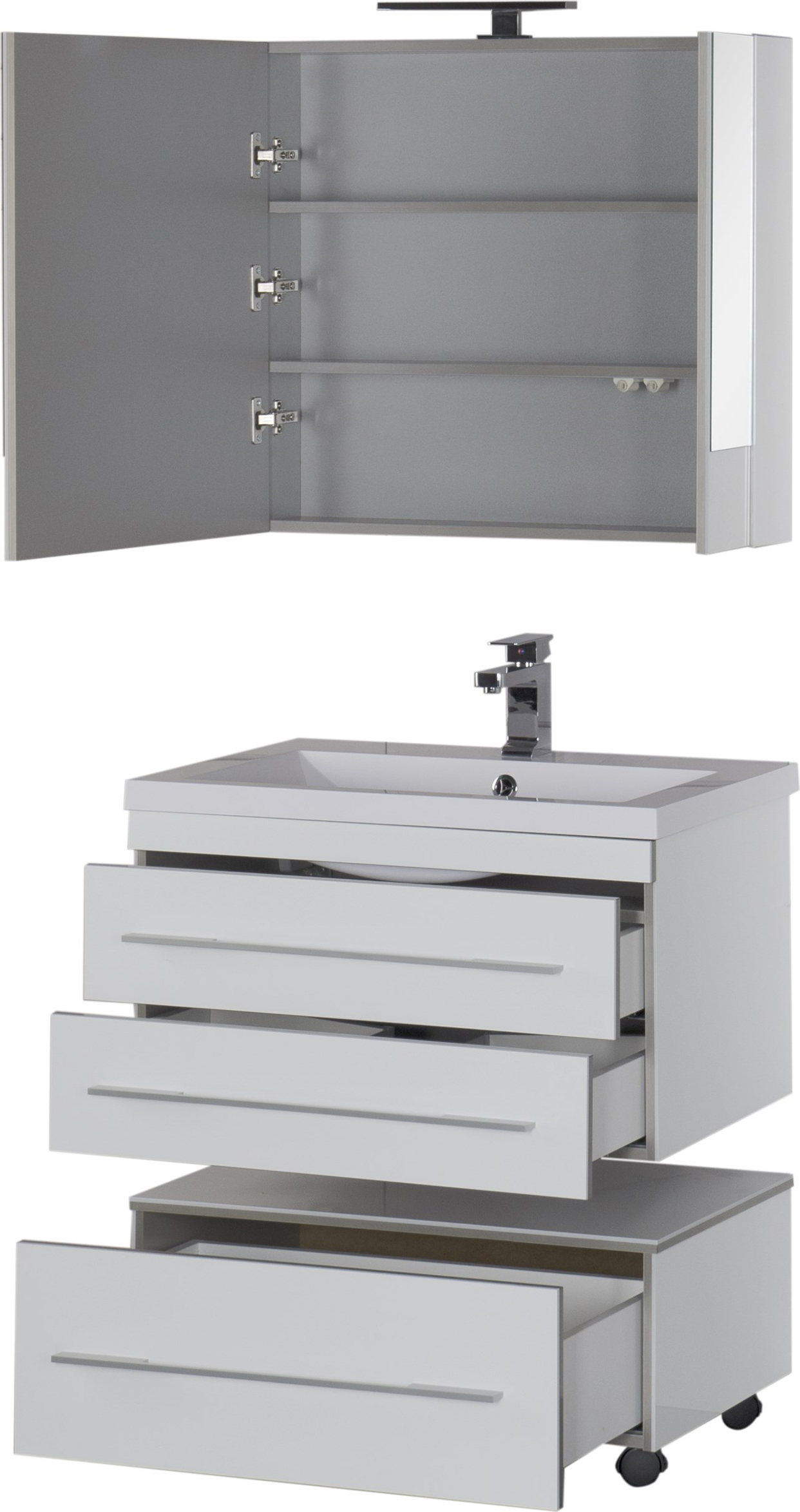 Мебель для ванной Aquanet Верона 75 подвесная белая 176669 - 27