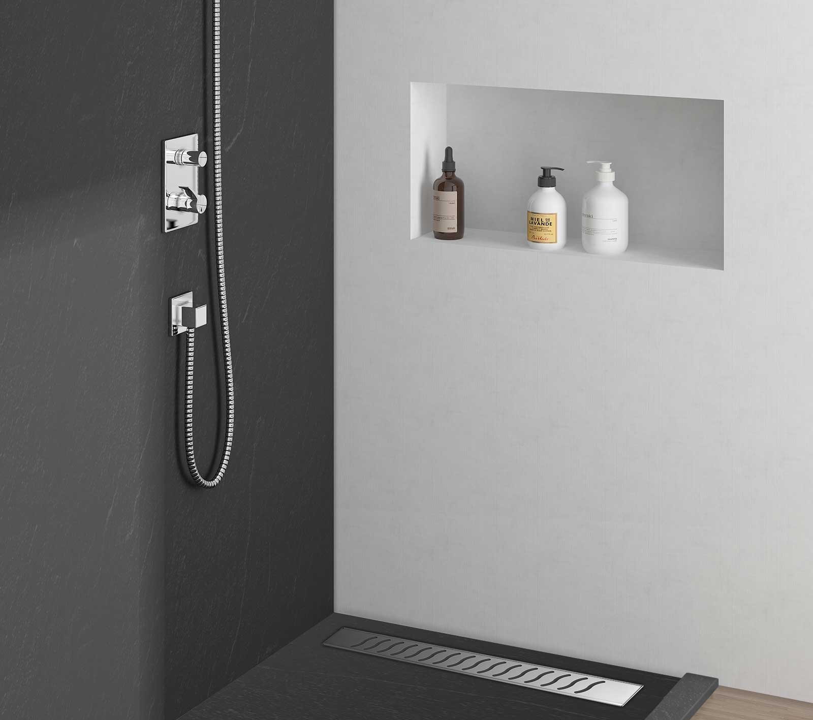 Душевой лоток Vincea Say Optima SAY.601.70.P.BLOK 70 см, хром - 1