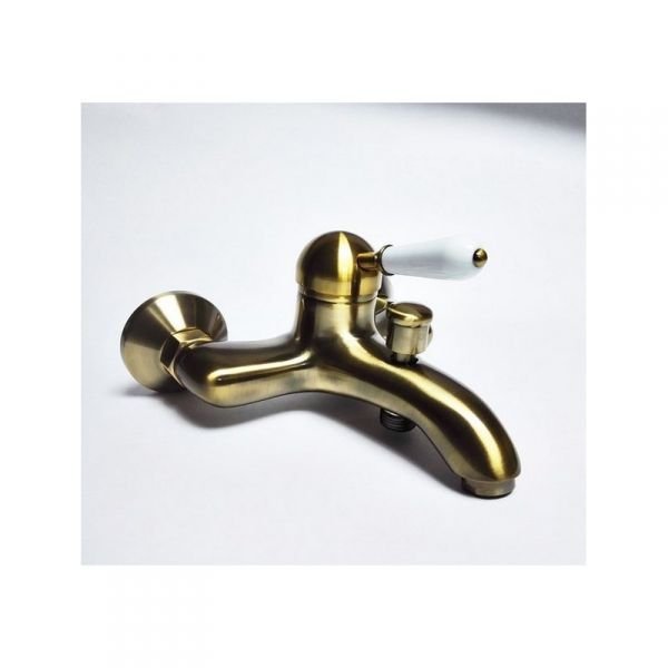 Смеситель для ванны Magliezza Grosso bianco бронза  50155-br - 1