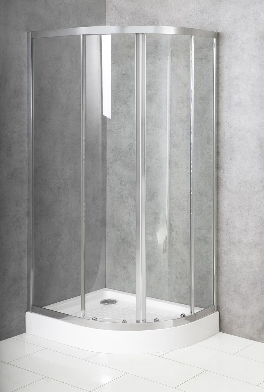 Душевой уголок BelBagno Due RH 2 100/80 C-Cr DUE-RH-2-100/80-C-Cr - 1