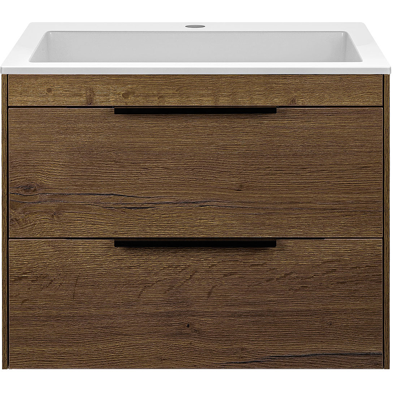 Тумба под раковину Vincea Chiara 60 темное дерево VMC-2C2600TO - 0
