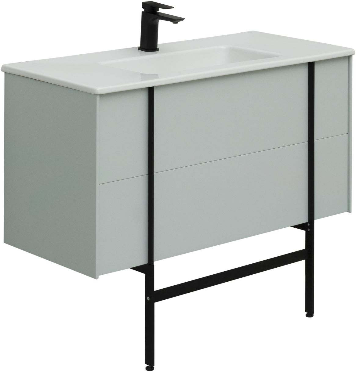 Тумба под раковину Allen Brau Reality 100 светло - зеленый матовый 1.32007.PWM - 19