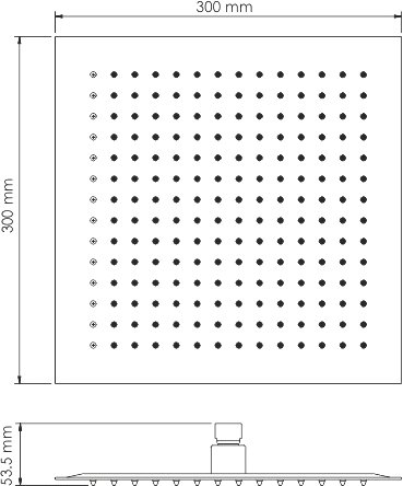 Верхний душ Wasserkraft Mindel A163 - 1